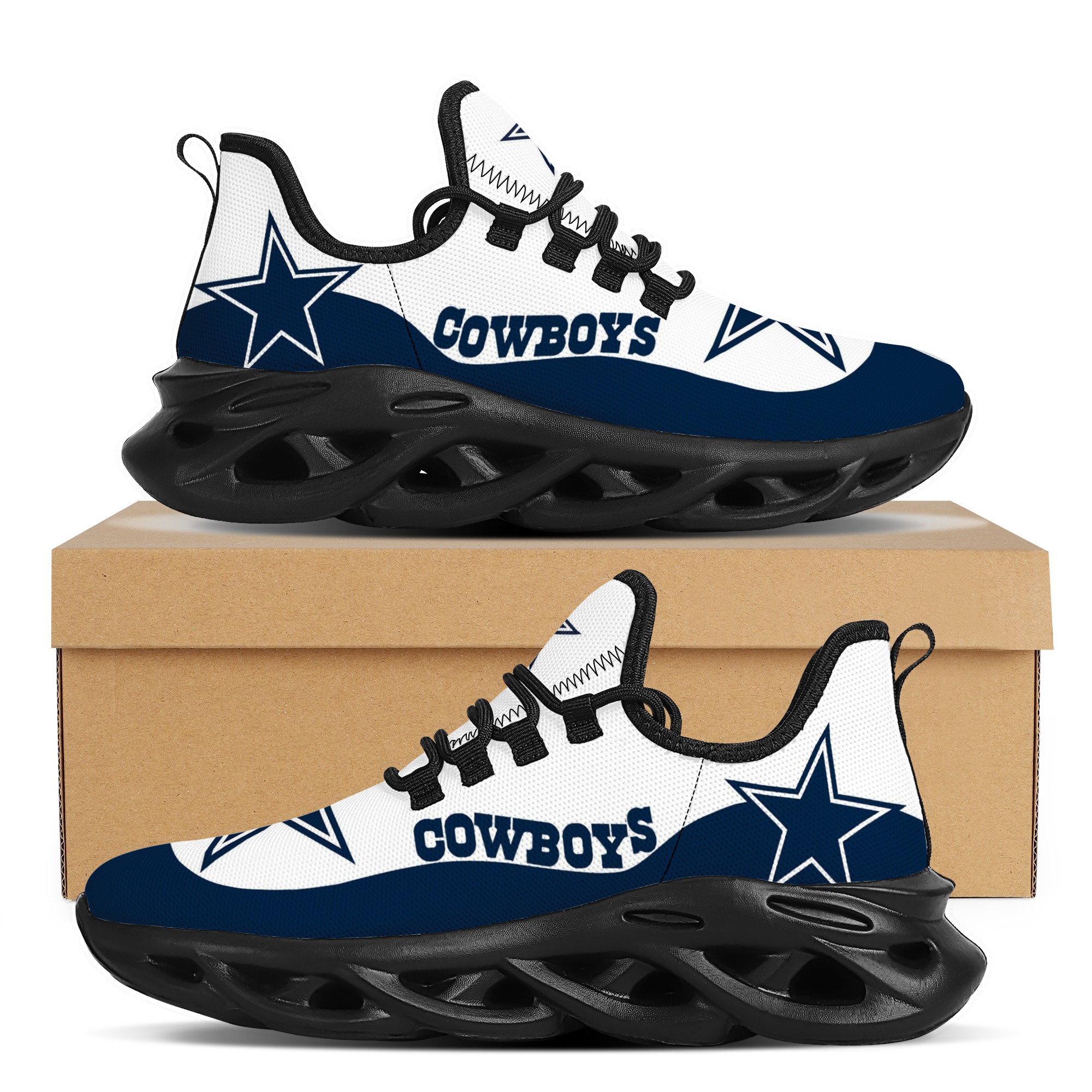 Men's Dallas Cowboys Flex Control Sneakers 001 Men's Dallas Cowboys Flex Control Sneakers 001