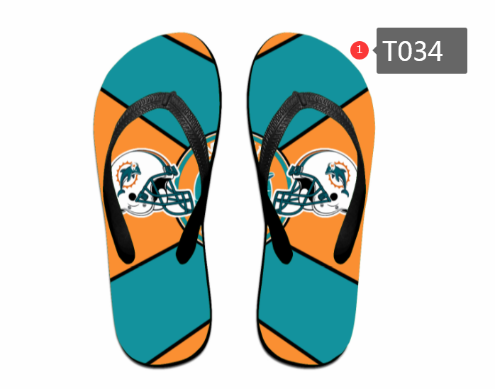 All Sizes Miami Dolphins Flip Flops T034(Pls check description for details) All Sizes Miami Dolphins Flip Flops T034(Pls check description for details)
