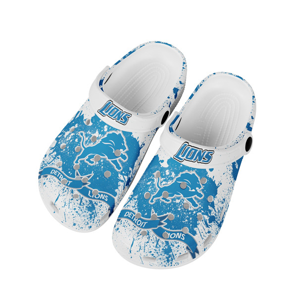 Men's Detroit Lions Bayaband Clog Shoes 003 Men's Detroit Lions Bayaband Clog Shoes 003
