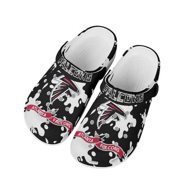 Women's Atlanta Falcons Bayaband Clog Shoes 002 Women's Atlanta Falcons Bayaband Clog Shoes 002