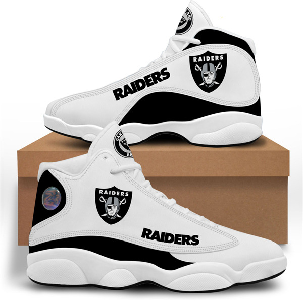 Women's Las Vegas Raiders Limited Edition JD13 Sneakers 004 Women's Las Vegas Raiders Limited Edition JD13 Sneakers 004