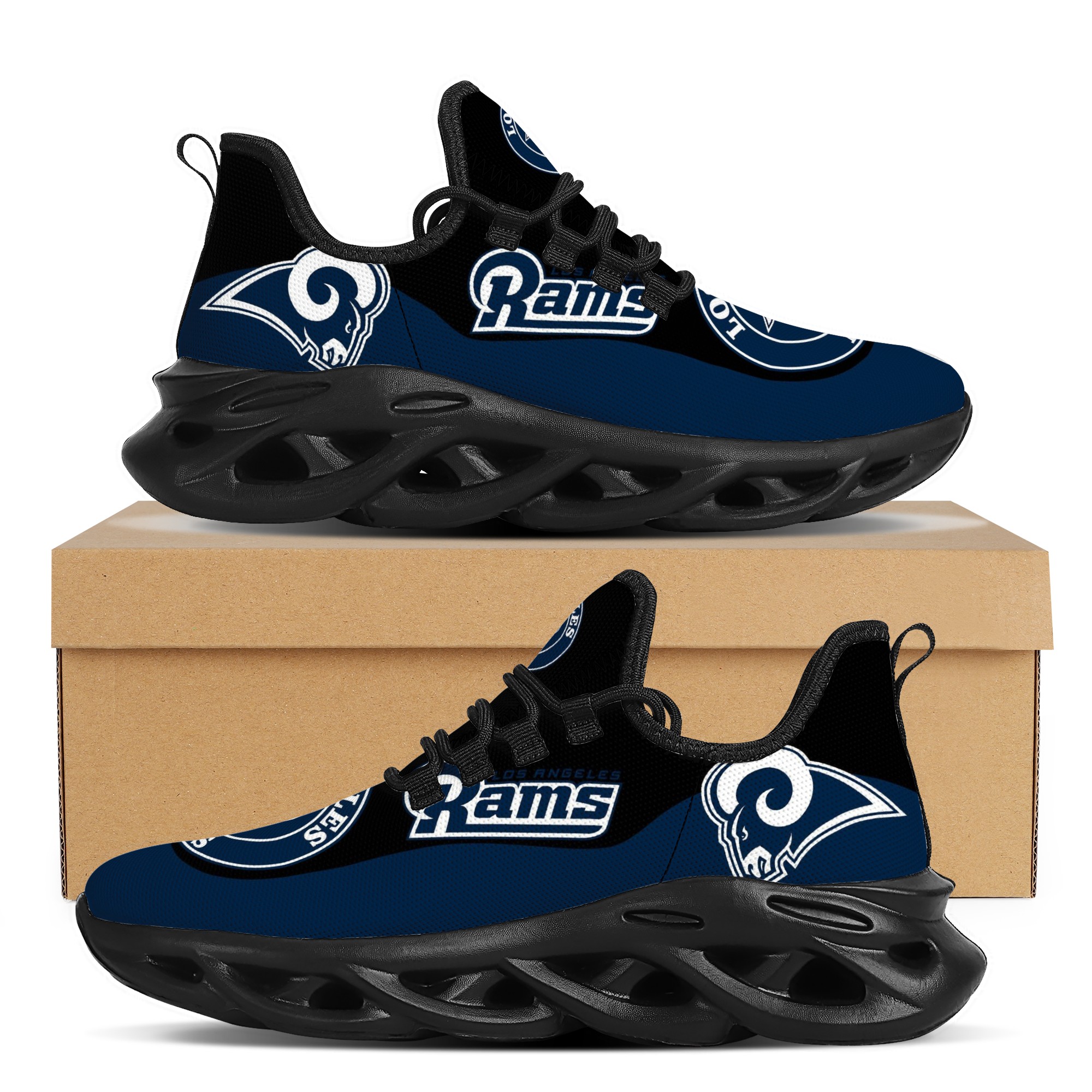 Women's Los Angeles Rams Flex Control Sneakers 001 Women's Los Angeles Rams Flex Control Sneakers 001