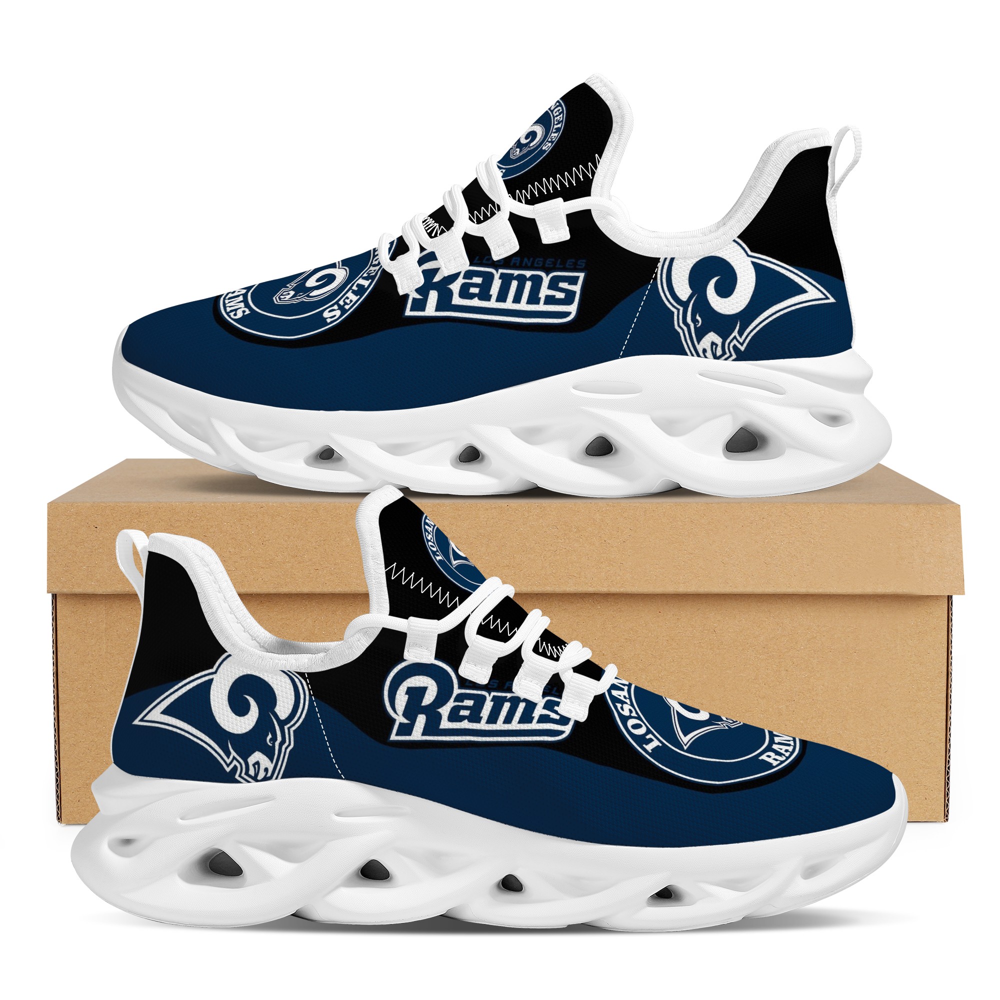 Women's Los Angeles Rams Flex Control Sneakers 002 Women's Los Angeles Rams Flex Control Sneakers 002