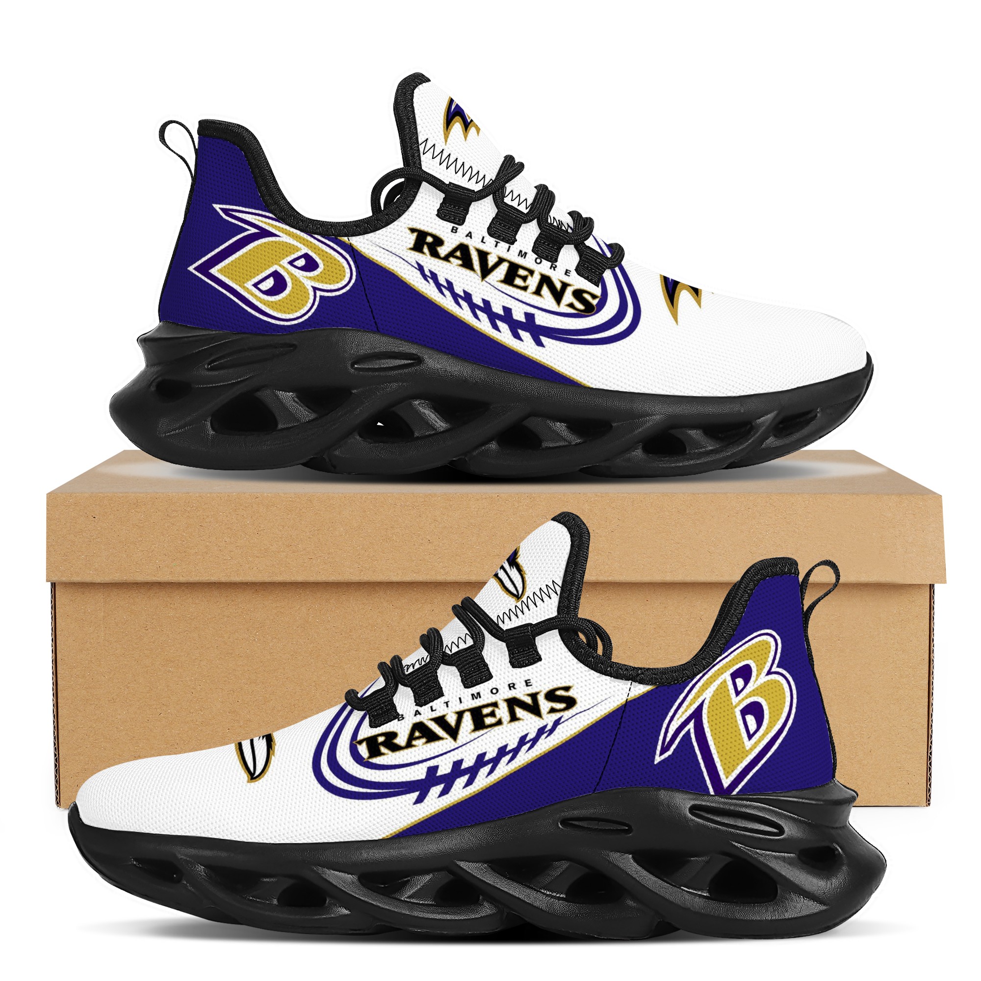 Men's Baltimore Ravens Flex Control Sneakers 003 Men's Baltimore Ravens Flex Control Sneakers 003