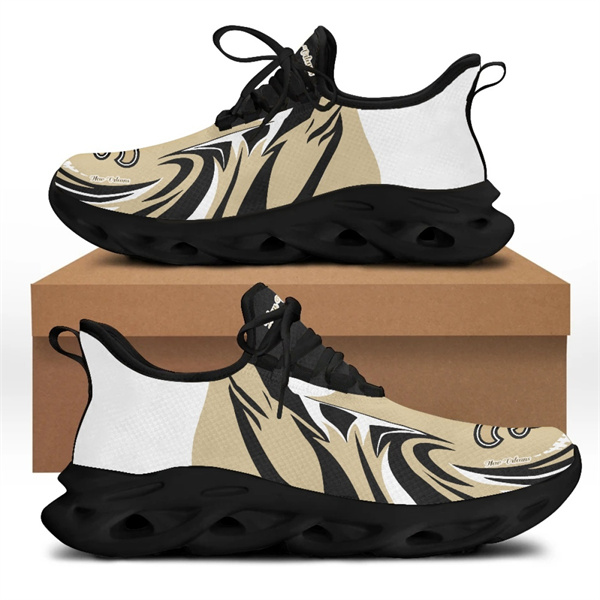 Women's New Orleans Saints Flex Control Sneakers 0011 Women's New Orleans Saints Flex Control Sneakers 0011