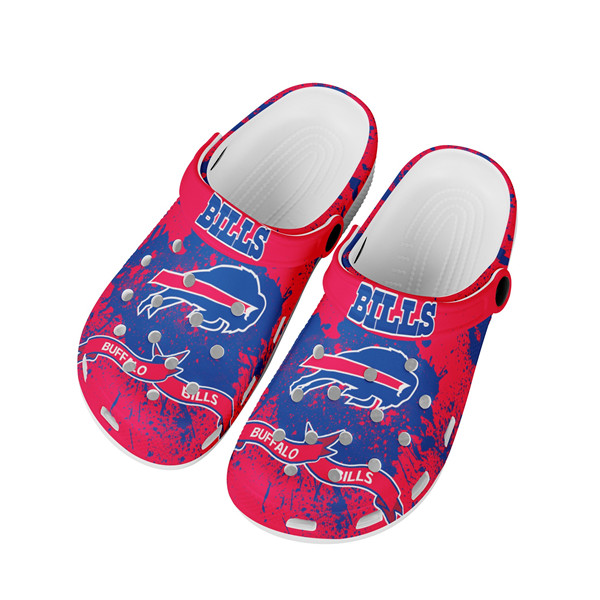 Women's Buffalo Bills Bayaband Clog Shoes 003 Women's Buffalo Bills Bayaband Clog Shoes 003