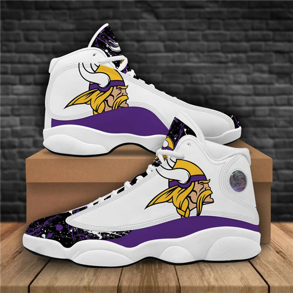 Women's Minnesota Vikings Limited Edition JD13 Sneakers 001
