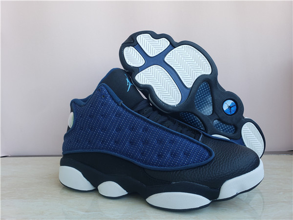 Men's Running weapon Air Jordan 13  Blue/Black Shoes 0133