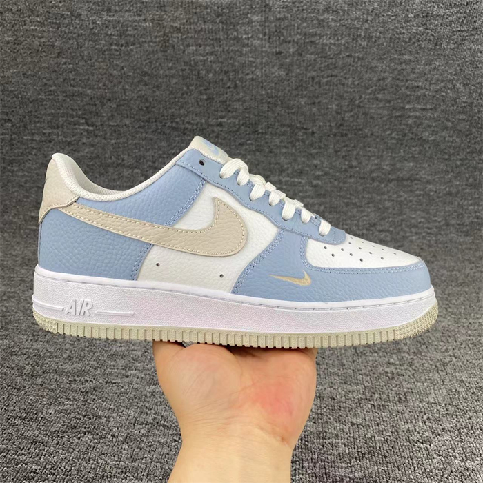 Women's Air Force 1 Blue/White Shoes Top 0278