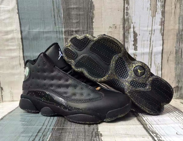 Men's Running Weapon Air Jordan 13 Black Shoes 018 Men's Running Weapon Air Jordan 13 Black Shoes 018