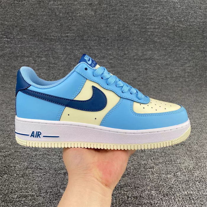 Women's Air Force 1 Blue/White Shoes Top 0260