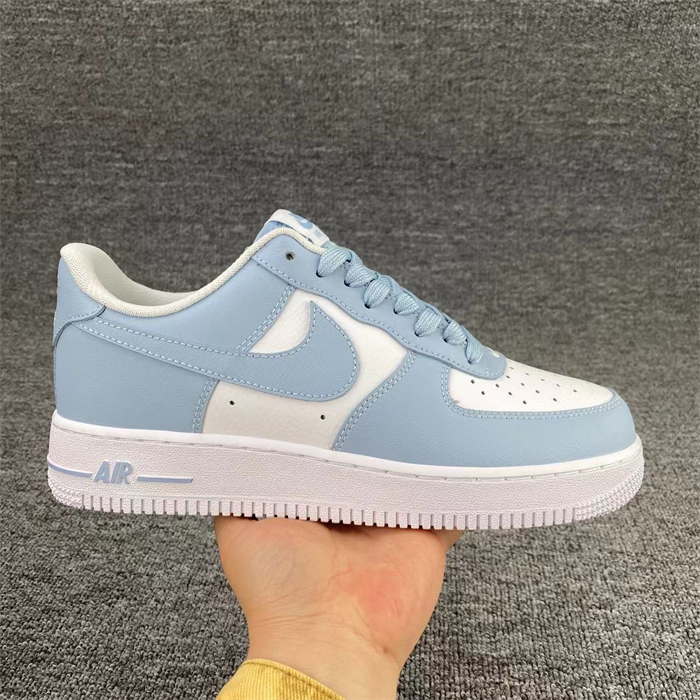 Women's Air Force 1 Blue/White Shoes Top 0289