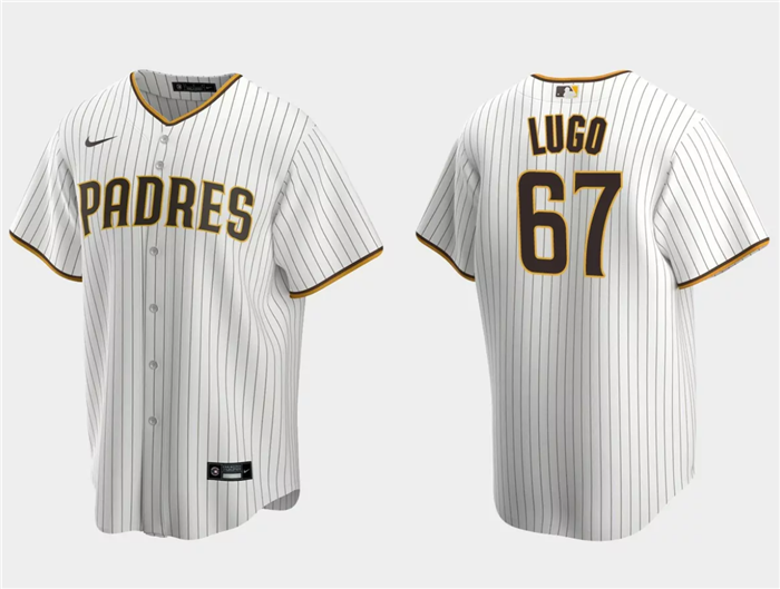 Men's San Diego Padres #67 Seth Lugo White Cool Base Stitched Jersey Men's San Diego Padres #67 Seth Lugo White Cool Base Stitched Jersey