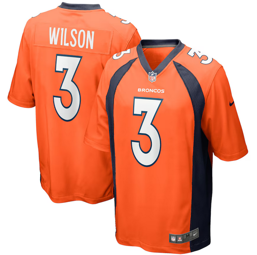 Women's Denver Broncos Active Player Custom Orange 2024 Stitched Jersey(Run Small)