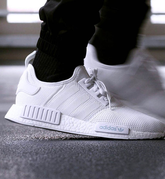 Men's NMD R1 White Shoes 070 Men's NMD R1 White Shoes 070