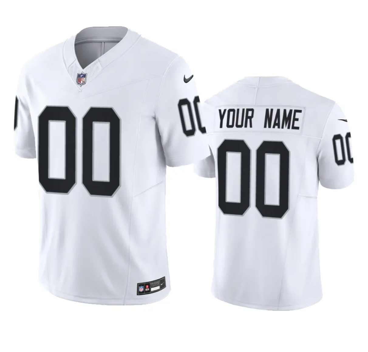 Youth Las Vegas Raiders Active Player Custom White 2023 F.U.S.E Alternate Vapor Untouchable Limited Stitched Football Jersey Youth Las Vegas Raiders Active Player Custom White 2023 F.U.S.E Alternate Vapor Untouchable Limited Stitched Football Jersey