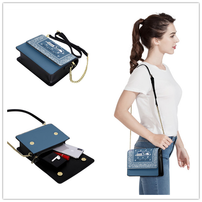 Seattle Seahawks PU Leather Crossbody Bags 001 Seattle Seahawks PU Leather Crossbody Bags 001