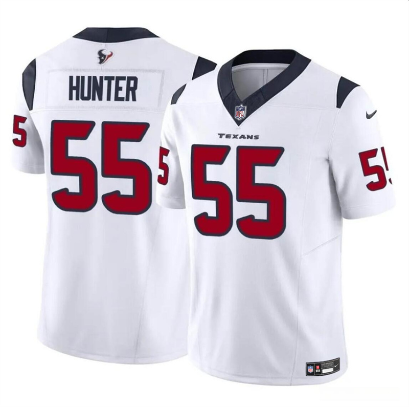 Youth Houston Texans #55 Danielle Hunter White 2024 F.U.S.E Vapor Untouchable Limited Stitched Football Jersey Youth Houston Texans #55 Danielle Hunter White 2024 F.U.S.E Vapor Untouchable Limited Stitched Football Jersey