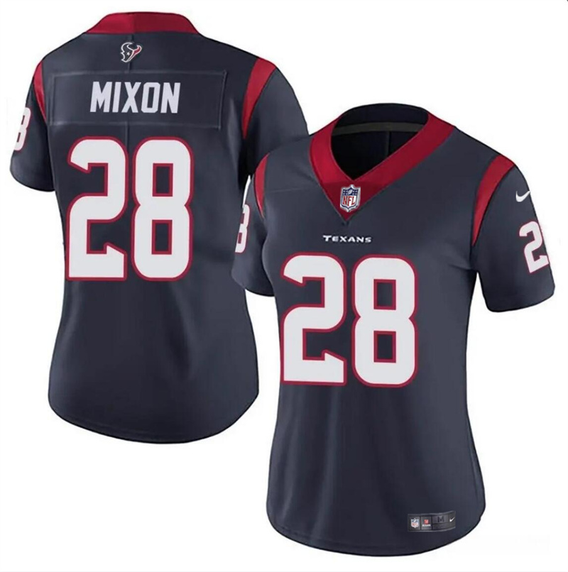 Women's Houston Texans #28 Joe Mixon Navy Vapor Untouchable Limited Stitched Jersey (Run Small) Women's Houston Texans #28 Joe Mixon Navy Vapor Untouchable Limited Stitched Jersey (Run Small)
