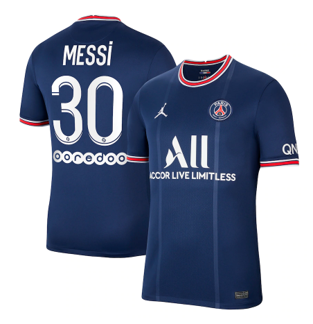 Men's Paris Saint-Germain #30 Lionel Messi 2021/22 Blue Home Breathe Stadium Soccer Jersey Men's Paris Saint-Germain #30 Lionel Messi 2021/22 Blue Home Breathe Stadium Soccer Jersey