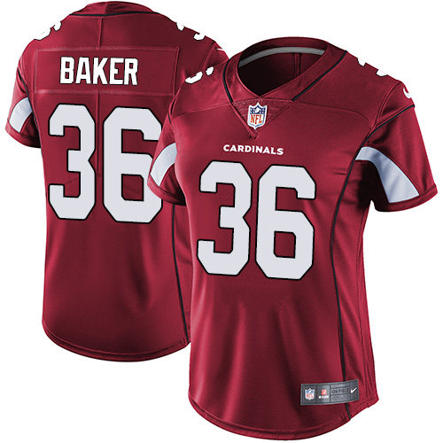 Nike Cardinals #36 Budda Baker Red Team Color Women's Stitched NFL Vapor Untouchable Limited Jersey Nike Cardinals #36 Budda Baker Red Team Color Women's Stitched NFL Vapor Untouchable Limited Jersey