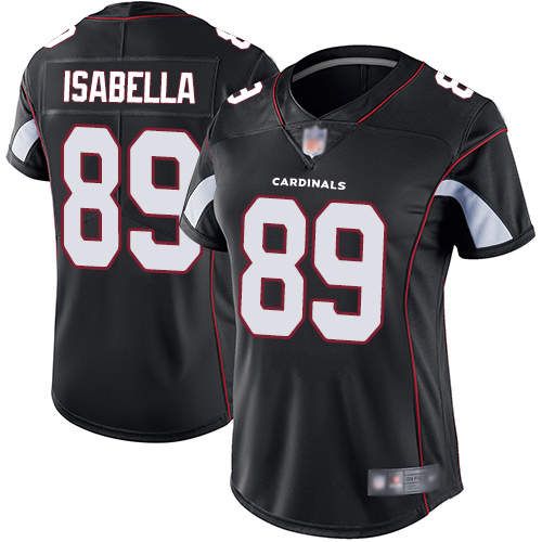 Nike Cardinals #89 Andy Isabella Black Alternate Women's Stitched NFL Vapor Untouchable Limited Jersey Nike Cardinals #89 Andy Isabella Black Alternate Women's Stitched NFL Vapor Untouchable Limited Jersey