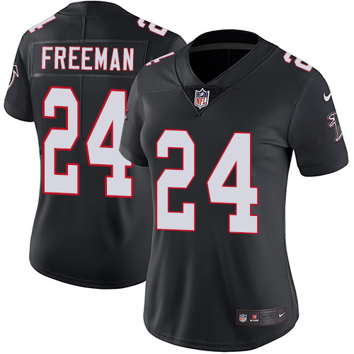 Nike Falcons #24 Devonta Freeman Black Alternate Women's Stitched NFL Vapor Untouchable Limited Jersey Nike Falcons #24 Devonta Freeman Black Alternate Women's Stitched NFL Vapor Untouchable Limited Jersey