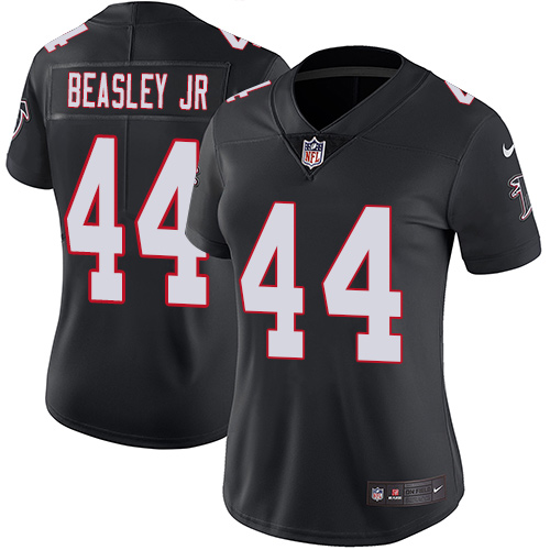 Nike Falcons #44 Vic Beasley Jr Black Alternate Women's Stitched NFL Vapor Untouchable Limited Jersey Nike Falcons #44 Vic Beasley Jr Black Alternate Women's Stitched NFL Vapor Untouchable Limited Jersey