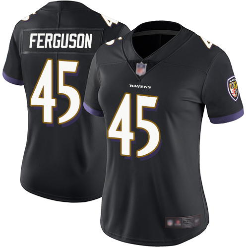 Nike Ravens #45 Jaylon Ferguson Black Alternate Women's Stitched NFL Vapor Untouchable Limited Jersey Nike Ravens #45 Jaylon Ferguson Black Alternate Women's Stitched NFL Vapor Untouchable Limited Jersey