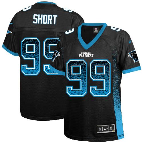Nike Panthers #99 Kawann Short Black Team Color Women's Stitched NFL Elite Drift Fashion Jersey Nike Panthers #99 Kawann Short Black Team Color Women's Stitched NFL Elite Drift Fashion Jersey
