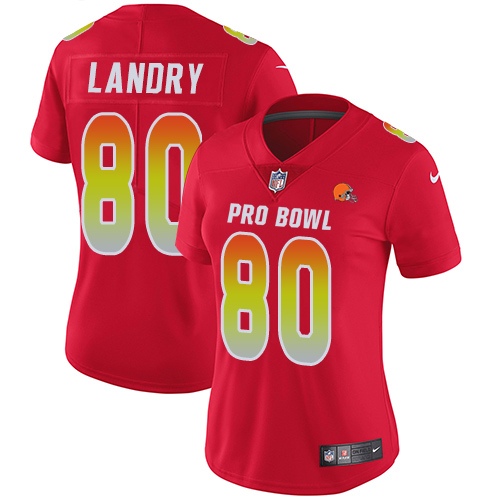Nike Browns #80 Jarvis Landry Red Women's Stitched NFL Limited AFC 2019 Pro Bowl Jersey Nike Browns #80 Jarvis Landry Red Women's Stitched NFL Limited AFC 2019 Pro Bowl Jersey