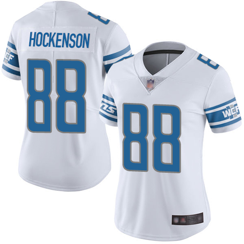 Nike Lions #88 T.J. Hockenson White Women's Stitched NFL Vapor Untouchable Limited Jersey Nike Lions #88 T.J. Hockenson White Women's Stitched NFL Vapor Untouchable Limited Jersey