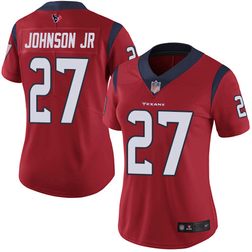 Nike Texans #27 Duke Johnson Jr Red Alternate Women's Stitched NFL Vapor Untouchable Limited Jersey Nike Texans #27 Duke Johnson Jr Red Alternate Women's Stitched NFL Vapor Untouchable Limited Jersey