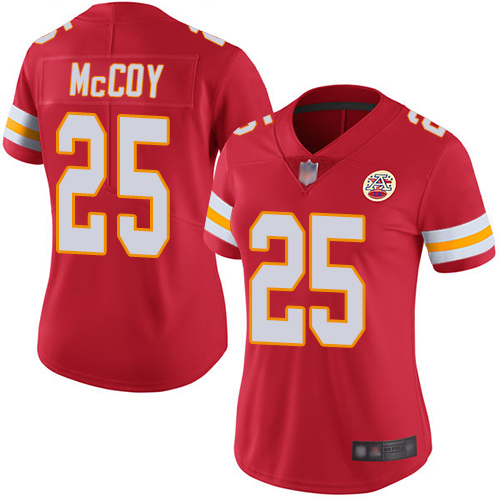 Nike Chiefs #25 LeSean McCoy Red Team Color Women's Stitched NFL Vapor Untouchable Limited Jersey Nike Chiefs #25 LeSean McCoy Red Team Color Women's Stitched NFL Vapor Untouchable Limited Jersey