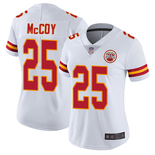 Nike Chiefs #25 LeSean McCoy White Women's Stitched NFL Vapor Untouchable Limited Jersey Nike Chiefs #25 LeSean McCoy White Women's Stitched NFL Vapor Untouchable Limited Jersey