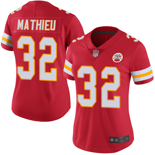 Nike Chiefs #32 Tyrann Mathieu Red Team Color Women's Stitched NFL Vapor Untouchable Limited Jersey Nike Chiefs #32 Tyrann Mathieu Red Team Color Women's Stitched NFL Vapor Untouchable Limited Jersey