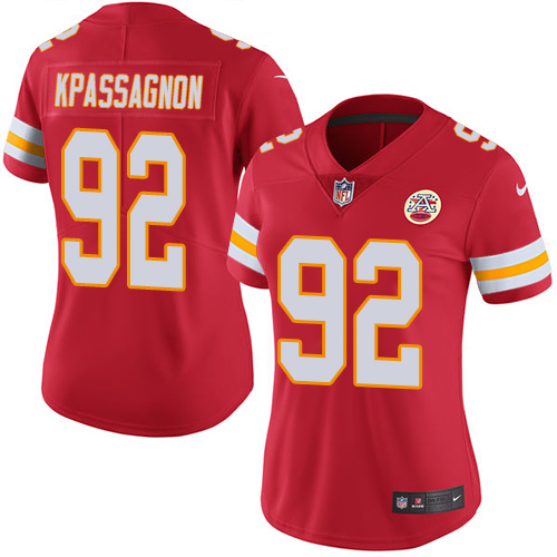 Nike Chiefs #92 Tanoh Kpassagnon Red Team Color Women's Stitched NFL Vapor Untouchable Limited Jersey Nike Chiefs #92 Tanoh Kpassagnon Red Team Color Women's Stitched NFL Vapor Untouchable Limited Jersey