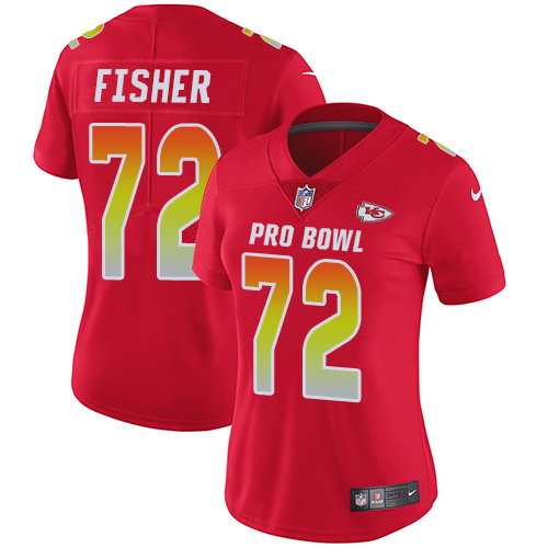 Nike Chiefs #72 Eric Fisher Red Women's Stitched NFL Limited AFC 2019 Pro Bowl Jersey Nike Chiefs #72 Eric Fisher Red Women's Stitched NFL Limited AFC 2019 Pro Bowl Jersey