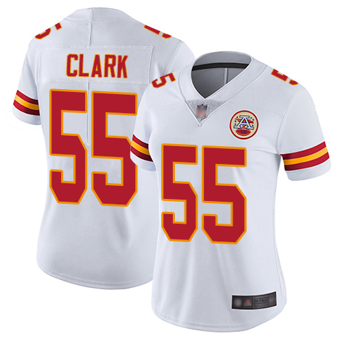 Nike Chiefs #55 Frank Clark White Women's Stitched NFL Vapor Untouchable Limited Jersey Nike Chiefs #55 Frank Clark White Women's Stitched NFL Vapor Untouchable Limited Jersey