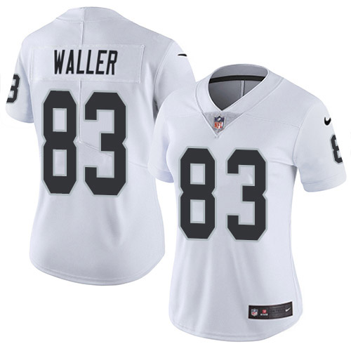 Nike Raiders #83 Darren Waller White Women's Stitched NFL Vapor Untouchable Limited Jersey Nike Raiders #83 Darren Waller White Women's Stitched NFL Vapor Untouchable Limited Jersey