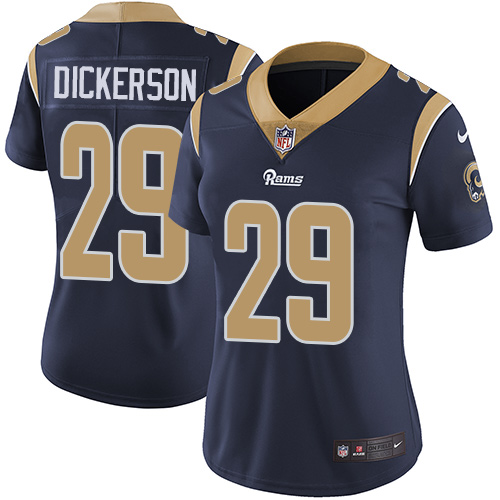 Nike Rams #29 Eric Dickerson Navy Blue Team Color Women's Stitched NFL Vapor Untouchable Limited Jersey Nike Rams #29 Eric Dickerson Navy Blue Team Color Women's Stitched NFL Vapor Untouchable Limited Jersey