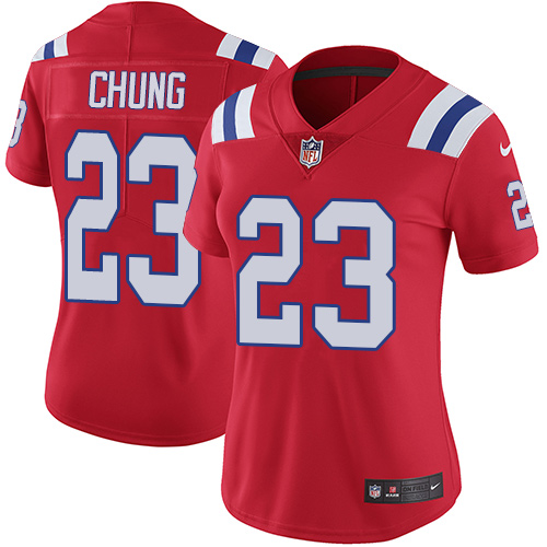 Nike Patriots #23 Patrick Chung Red Alternate Women's Stitched NFL Vapor Untouchable Limited Jersey Nike Patriots #23 Patrick Chung Red Alternate Women's Stitched NFL Vapor Untouchable Limited Jersey