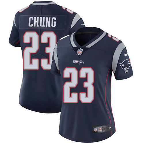 Nike Patriots #23 Patrick Chung Navy Blue Team Color Women's Stitched NFL Vapor Untouchable Limited Jersey Nike Patriots #23 Patrick Chung Navy Blue Team Color Women's Stitched NFL Vapor Untouchable Limited Jersey