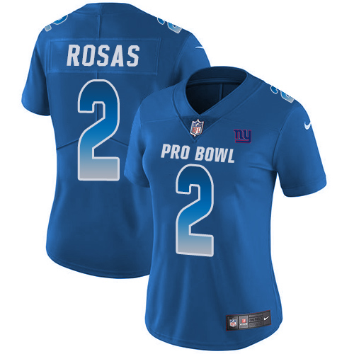 Nike Giants #2 Aldrick Rosas Royal Women's Stitched NFL Limited NFC 2019 Pro Bowl Jersey Nike Giants #2 Aldrick Rosas Royal Women's Stitched NFL Limited NFC 2019 Pro Bowl Jersey