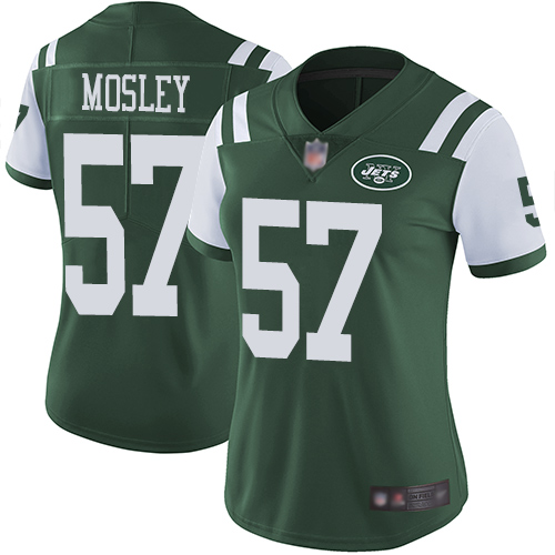 Nike Jets #57 C.J. Mosley Green Team Color Women's Stitched NFL Vapor Untouchable Limited Jersey Nike Jets #57 C.J. Mosley Green Team Color Women's Stitched NFL Vapor Untouchable Limited Jersey