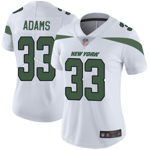 Nike Jets #33 Jamal Adams White Women's Stitched NFL Vapor Untouchable Limited Jersey Nike Jets #33 Jamal Adams White Women's Stitched NFL Vapor Untouchable Limited Jersey