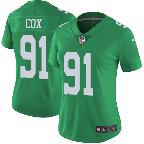 Nike Eagles #91 Fletcher Cox Green Women's Stitched NFL Limited Rush Jersey Nike Eagles #91 Fletcher Cox Green Women's Stitched NFL Limited Rush Jersey