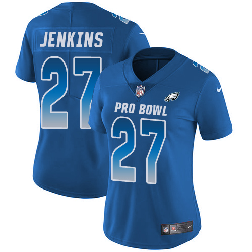 Nike Eagles #27 Malcolm Jenkins Royal Women's Stitched NFL Limited NFC 2018 Pro Bowl Jersey Nike Eagles #27 Malcolm Jenkins Royal Women's Stitched NFL Limited NFC 2018 Pro Bowl Jersey