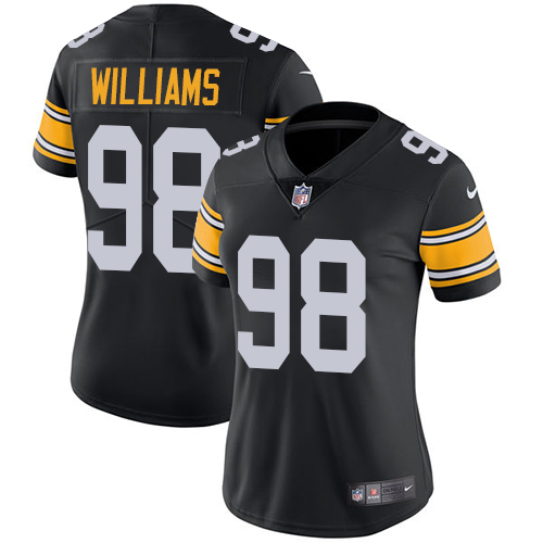 Nike Steelers #98 Vince Williams Black Alternate Women's Stitched NFL Vapor Untouchable Limited Jersey Nike Steelers #98 Vince Williams Black Alternate Women's Stitched NFL Vapor Untouchable Limited Jersey
