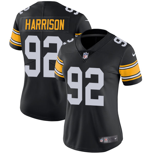 Nike Steelers #92 James Harrison Black Alternate Women's Stitched NFL Vapor Untouchable Limited Jersey Nike Steelers #92 James Harrison Black Alternate Women's Stitched NFL Vapor Untouchable Limited Jersey